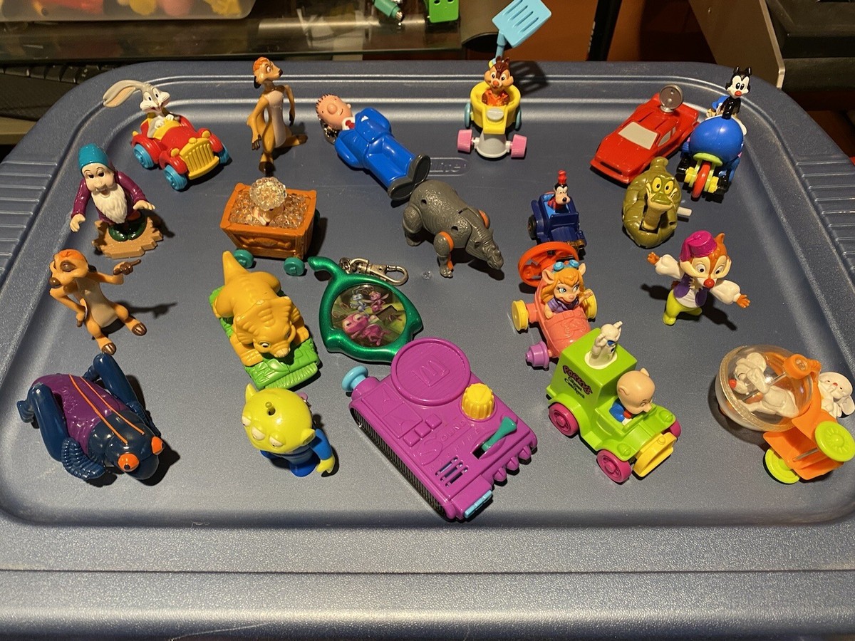 Lot Of 20 McDonald's Burger King Disney Warner Assorted