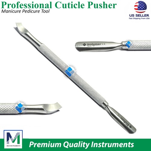 Cuticle Pusher Remover Nail Cleaner Manicure Pedicure Tool Stainless Steel  - Picture 4 of 7