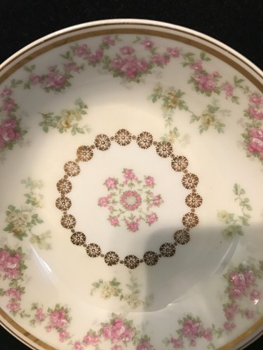 VINTAGE HAVILAND & Co. LIMOGES FOR WRIGHT TINDALE & VAN RODEN SMALL BOWL 5-½" - Picture 4 of 6