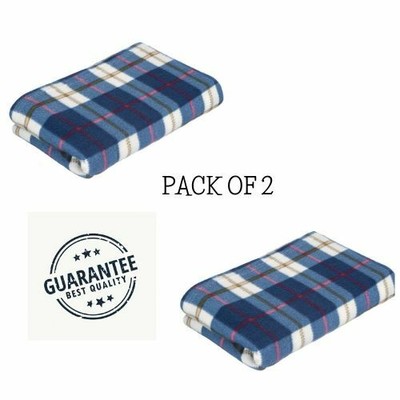 throw Sofa Throw Bed Throw cover Large Size 150 x 200 cm Tartan Fleece Blanket