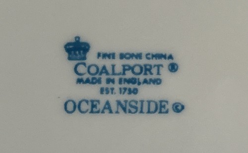 Vintage Coalport Oceanside Square Handled Cake Plate - Picture 6 of 6