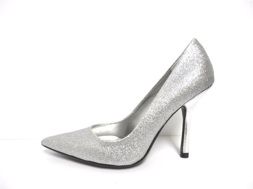New Authentic Guess Pumps By Marciano Cyrano2-M Multi Color Silver Glitter 8