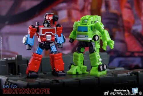 Deformabl Perceptor+RoadHauler Autobot Dr. WU DWE25+E26 Action Figure Pocket Toy - Picture 11 of 11