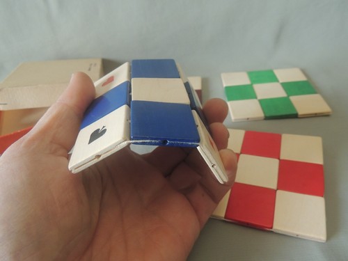 4 Collectible coasters playing cards design made in Western Germany - Picture 7 of 9