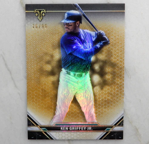 Ken Griffey Jr 2021 Topps Triple Threads #82 Gold Parallel  /99