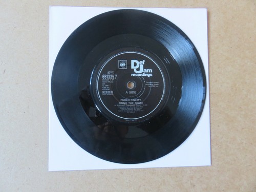 PUBLIC ENEMY Bring The Noise DEF JAM 1987 UK 1ST PRESSING VINYL 7" 651335 7 - Picture 2 of 6