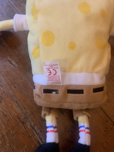 SpongeBob 2010 TY Plush With Cup - Picture 4 of 7