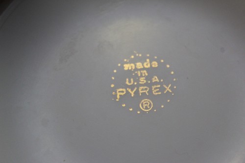 Fascia vintage Pyrex fenicottero corallo rosa con tazze e piattini bordo oro (x8) ottime condizioni - Foto 8 di 8