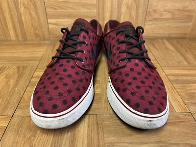 RARE🔥 Nike SB Zoom Stefan Janoski Premium Polka Dots 11 Red