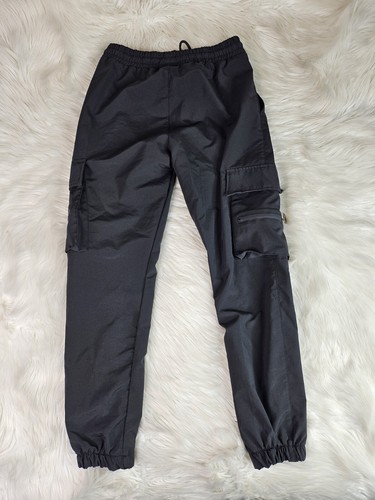PANTALONES LIGEROS CARGO NEGROS BLANCO ROTO AGARRE AL TOBILLO NUEVOS SIN ETIQUETAS PARA HOMBRE (S) LOGOTIPO DE GOMA - Imagen 2 de 11