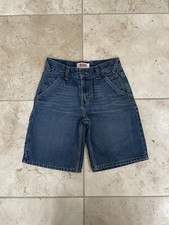 Levi s Strauss Denim Jean Shorts Blue Boys Size 10 R 25x9 Excellent Condition