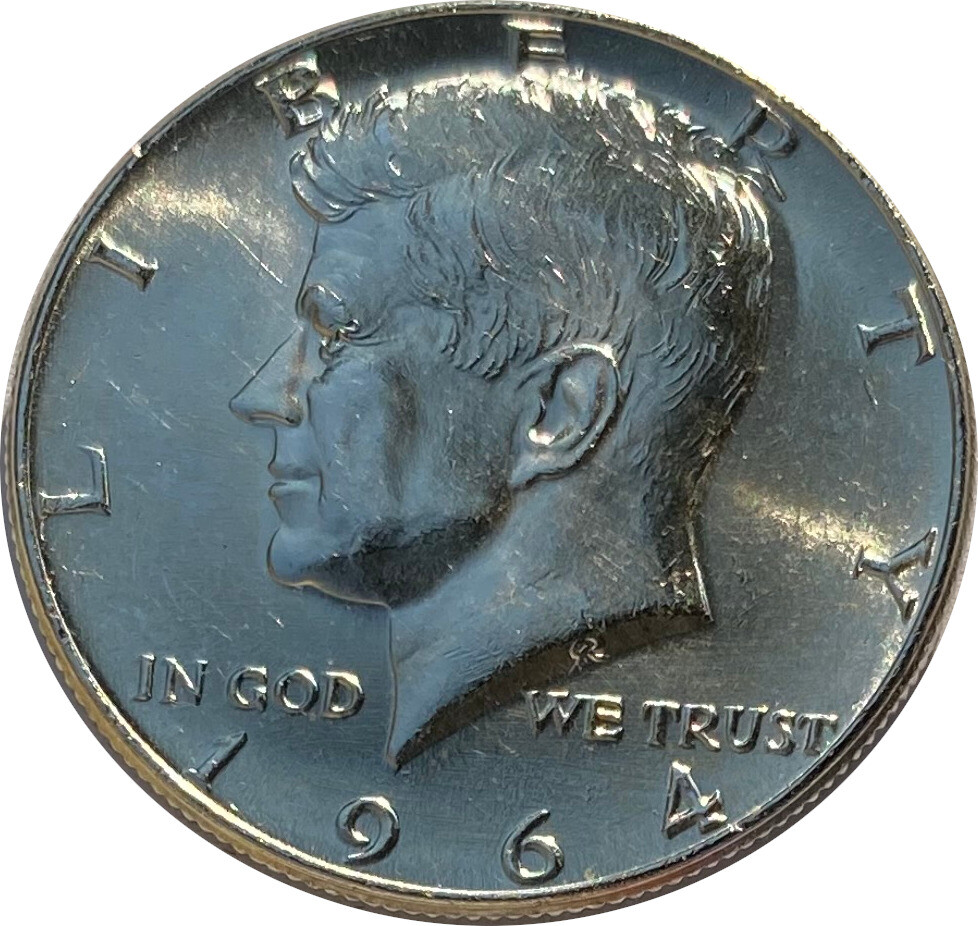 1964 Kennedy Half Dollar 90% SILVER US Mint Coin BU | eBay