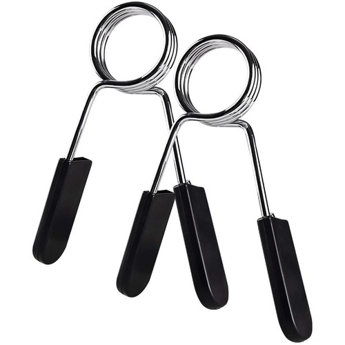 Barbell Spring Clamp Collars1&2" Dumbbell Weight Bar Spring Collars/Clamps Clips - Picture 19 of 20