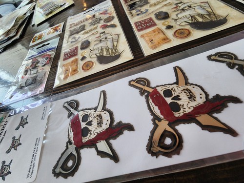 Lot of Sandylion Grossman Stickers - Pirates - Razzle Dazzle 3D NEW RETIRED #14 - Picture 2 of 12