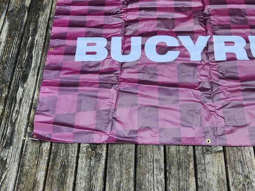 BUCYRUS Sign Banner NASCAR Nationwide Series Road America Elkhart Lake 44 x 71 - Picture 5 of 22