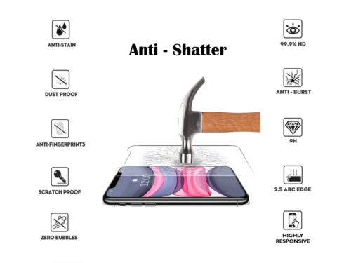 Für Apple iPhone 13 12 11 Pro Max XR X XS Hartglas Displayschutzfolie - Bild 41 von 42