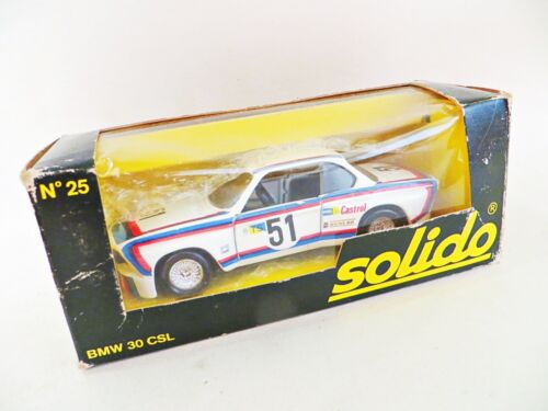 SOLIDO 25 'BMW 30 3.0 CSL RACING CAR #51'. 1:43. MIB/BOXED. - Picture 2 of 6