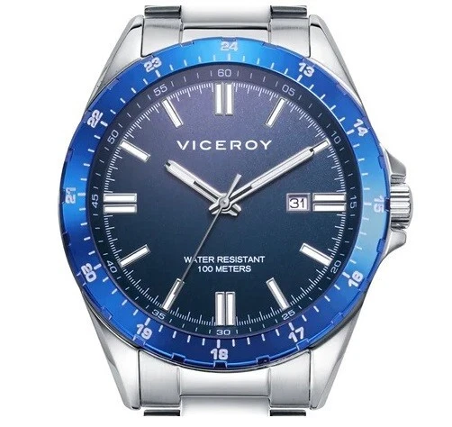 VICEROY 401295-33 DE HOMBRE EN ACERO INOXIDABLE CON CALENDARIO SUMERGIBLE 100 M. - Imagen 2 de 3