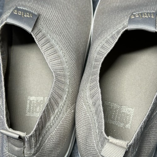 Fitflop Uberknit Sneakers - Womens Size 10 - Slip On Tan Shoes - Picture 5 of 9
