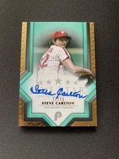2023 TOPPS FIVE STAR STEVE CARLTON TEAL AUTO /75 FSA-SCA