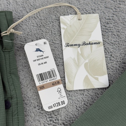 Tommy Bahama High Stretch Chip Shot Golf Pants Dark Jade Men's Size 42x30 - Picture 3 of 7