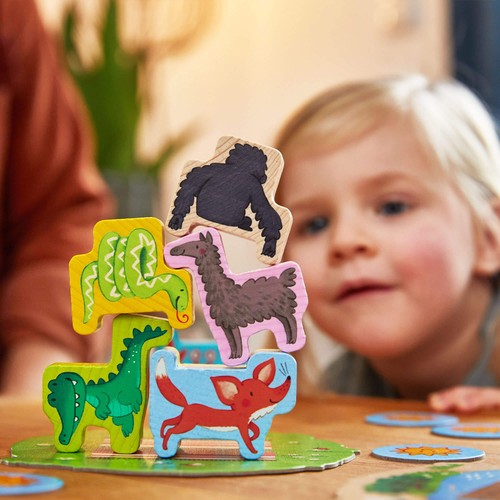 HABA My Very First Games - Animal Upon Animal Junior (Hecho en Alemania) - Imagen 3 de 8