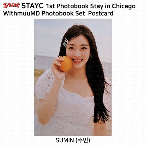 StayC 1. Fotobuch Aufenthalt in Chicago Withmu MD Fotobuch Fotokarte Postkarte KPOP - Bild 12 von 36
