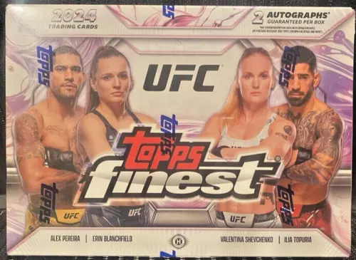 2024 TOPPS FINEST UFC Mixed Martial Arts HOBBY BOX (2 AUTOS) Brand New Sealed