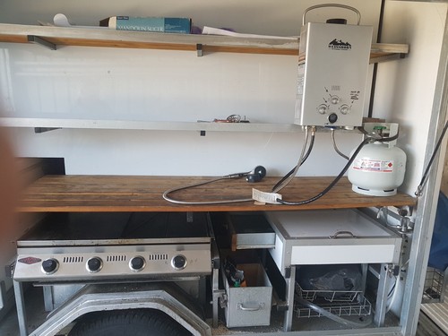 food trailers for sale used set up for BBQs - Picture 4 of 9