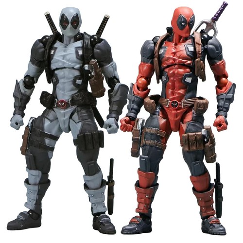 AMAZING YAMAGUCHI Deadpool 2.0 Grey Actionfigur Mutants Joint Movable KAIYODO - Bild 2 von 26