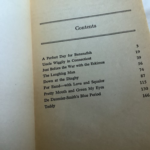 2 PBs by J. D. Salinger: Nine Stories (1986) & Raise High the Roof Beams (1965) - Picture 7 of 10