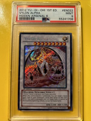 YuGiOh VYLON ALPHA #HA06-EN022🔥PSA 9 MINT🔥1st EDITION-2012