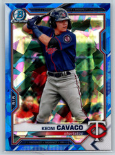 Keoni Cavaco 2021 Bowman Sapphire Edition   #BCP-73 Minnesota Twins