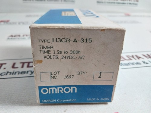 OMRON H3CR-A-315 Timer 0-12 min 24VDC/AC 250 VAC 50/60Hz - Picture 10 of 11