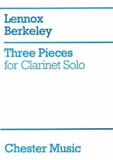 Three Pieces for Clarinet Solo Paperback Book The Fast Free Shipping