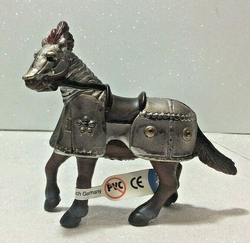BULLYLAND VINTAGE MITTELALTER RITTER KNIGHT PFERD #80705 HORSE MITTELALTER - Bild 1 von 3