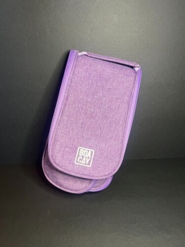 Neu Boacay Damen lila Lavendel Reise hängende Dusche Kulturbeutel 10 x 8,5" - Bild 3 von 9