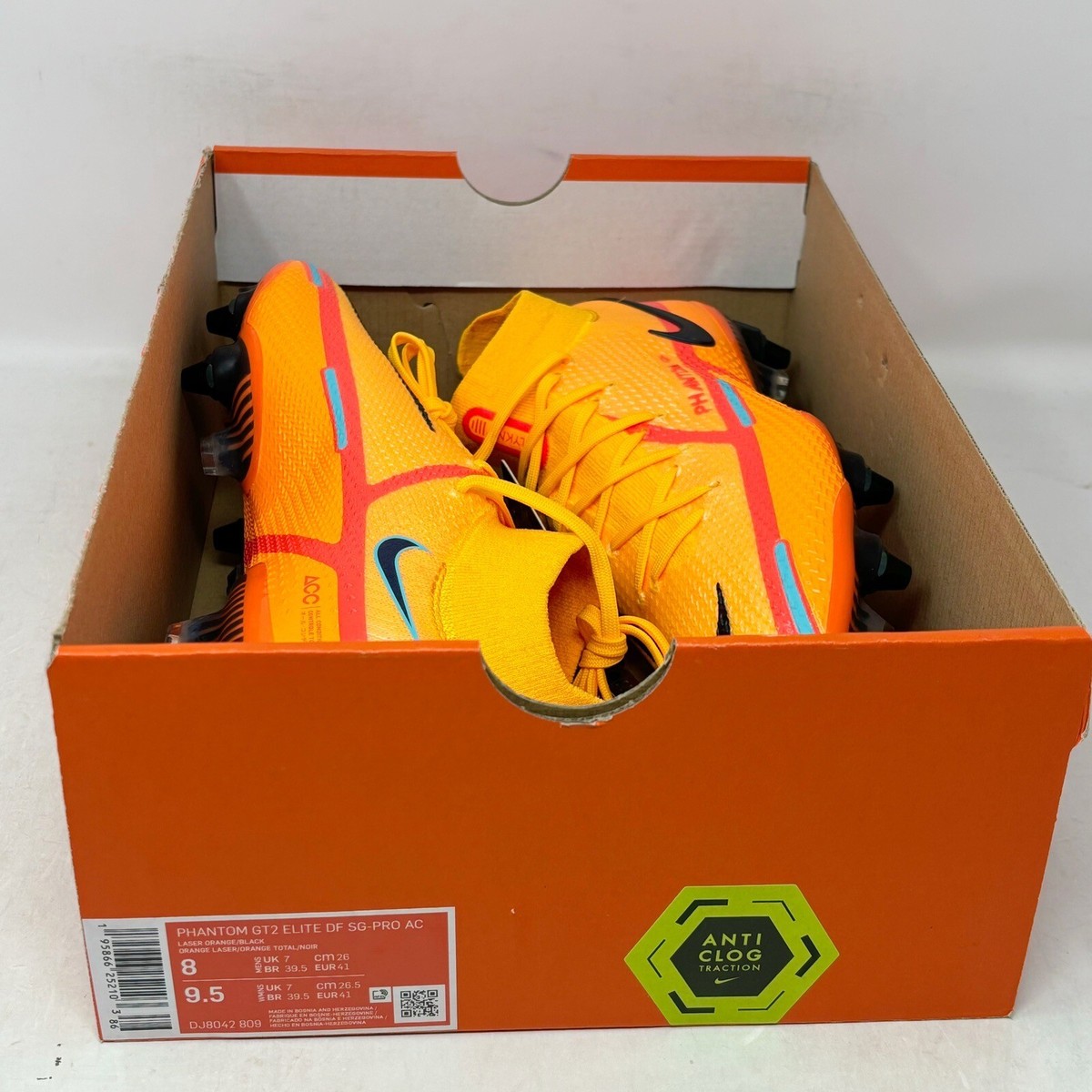 Nike Phantom GT2 Elite DF SG-PRO AC Laser Orange Soccer