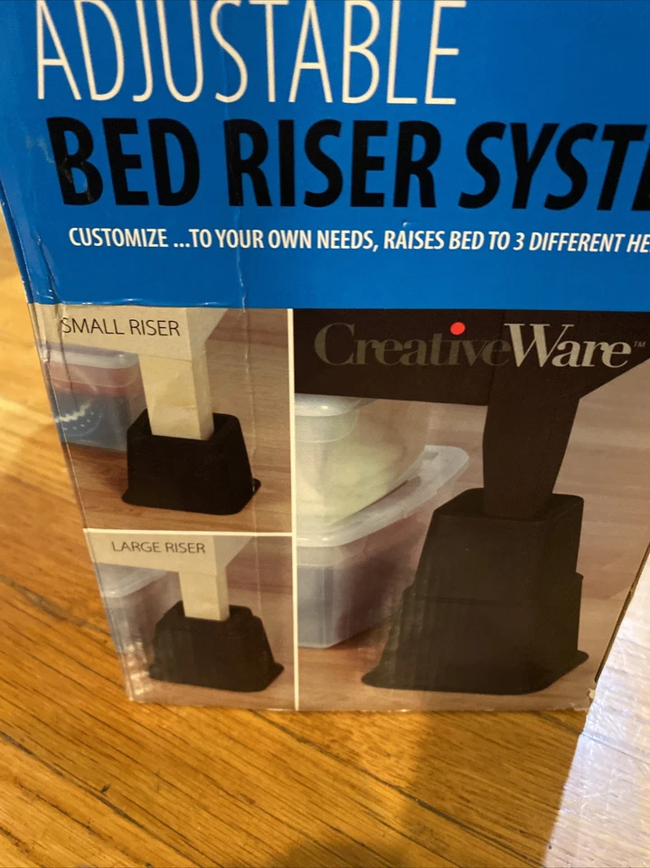 Nuevo Sistema Elevador de Cama Ajustable CreativeWare 3" 5" y 8" Foto 3 de 4