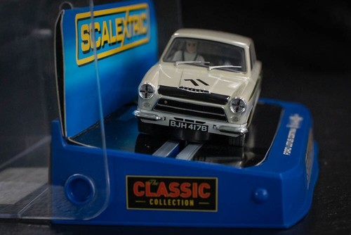 Ford Lotus Cortina No.71 (C2913) Slot car 1:35 Rare Real Model - Picture 5 of 11