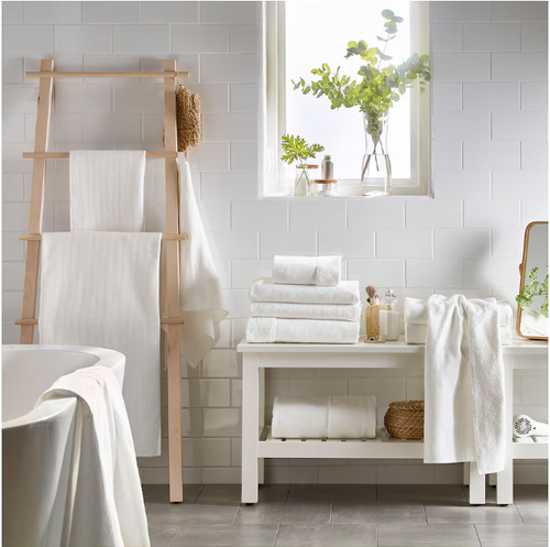 Nagelneues IKEA SALVIKEN Anthrarcite Badelaken 100x150 cm grau oder weiß - Bild 7 von 7
