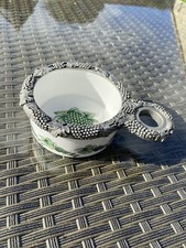 Wine Bottle Table Coaster Holder Vineyard Brimstone Fine China Grapes Table Matt