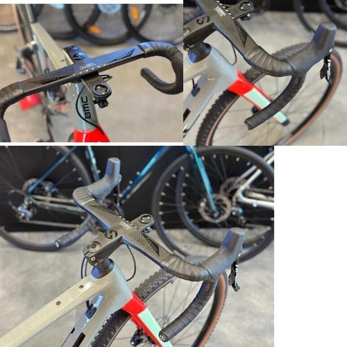 TOSEEK Full Carbon Handlebar Integrated Bar Stem Hidden Cable Road Bike Drop Bar - Picture 18 of 43