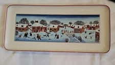 Villeroy & Boch NAIF CHRISTMAS 13.5" Large Platter Tray Porcelain