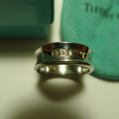 Tiffany1997　リング　1837　指輪 1997 Tiffany & Co. 925 Sterling Silver Concave Band 1837 T