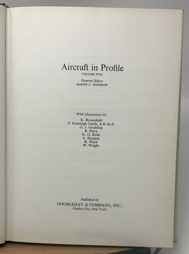 Aircraft In Profile Volume 5 Martin C. Windrow Profile Nos. 97-120 1970 D2 - Imagen 4 de 15