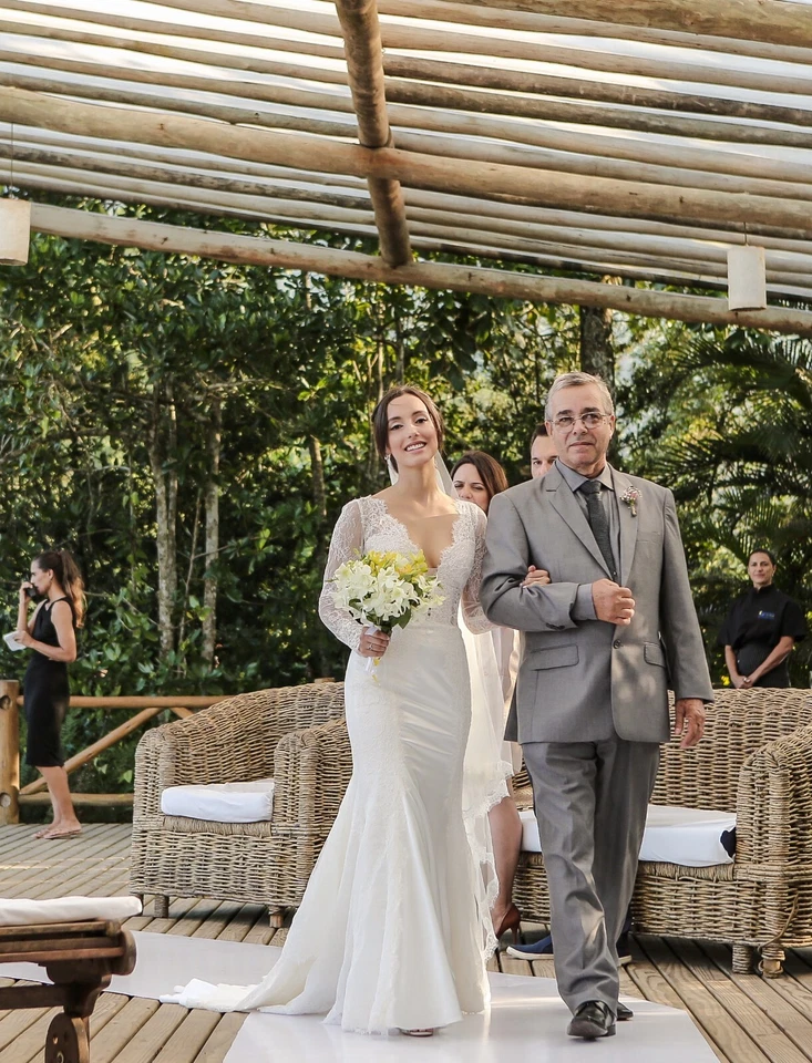 Pnina Tornai Long Sleeve Wedding Gown - Image 3 of 3