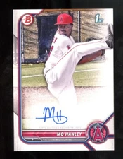 Mo Hanley 2022 Bowman 1st Prospect Auto PPA-MH Los Angeles Angels