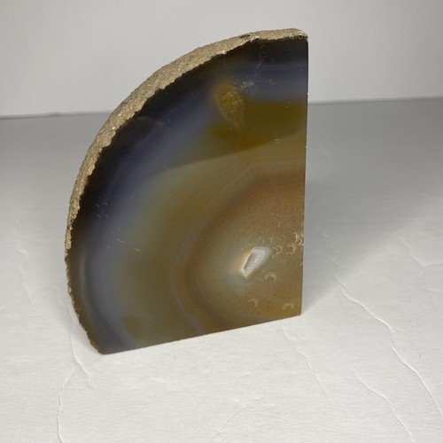 Fermalibri Geode Agata Lucida Naturale per Esposizione Libri *LEGGI* - Foto 8 di 12