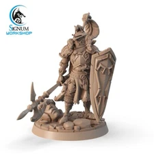 Plague Paladin Knight Halberd - Signum Games - Fantasy Dungeons and Dragons